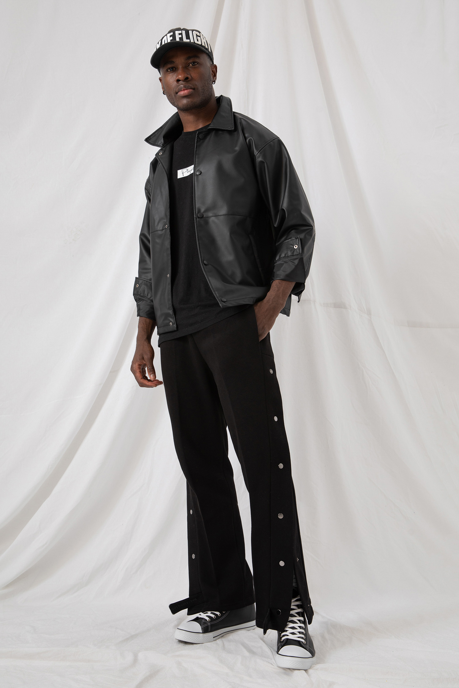 Erkek Siyah Deri Ceket