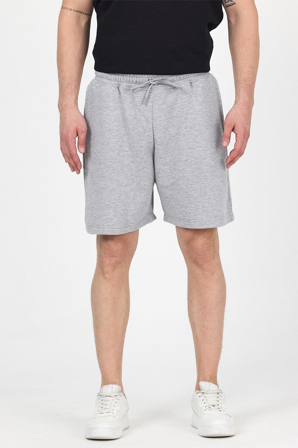 Erkek Timeless Gri Şort