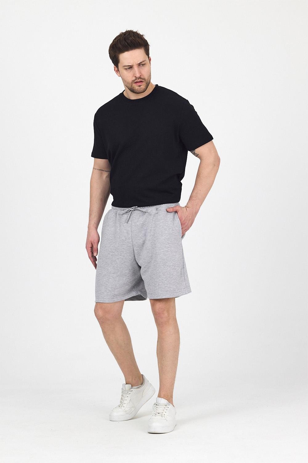 Erkek Timeless Gri Şort