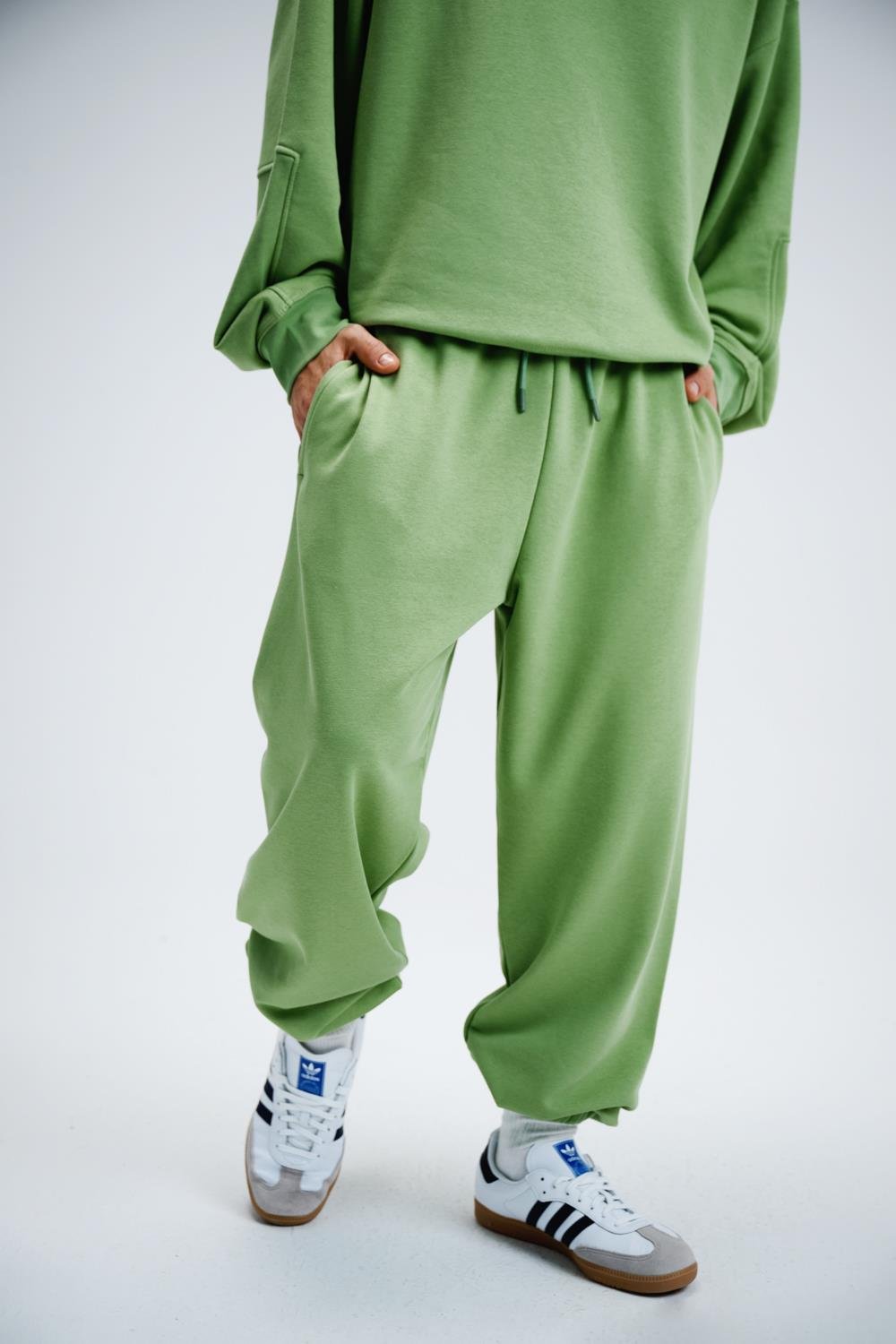 Erkek Timeless Jogger Fıstık Yeşili Eşofman Altı