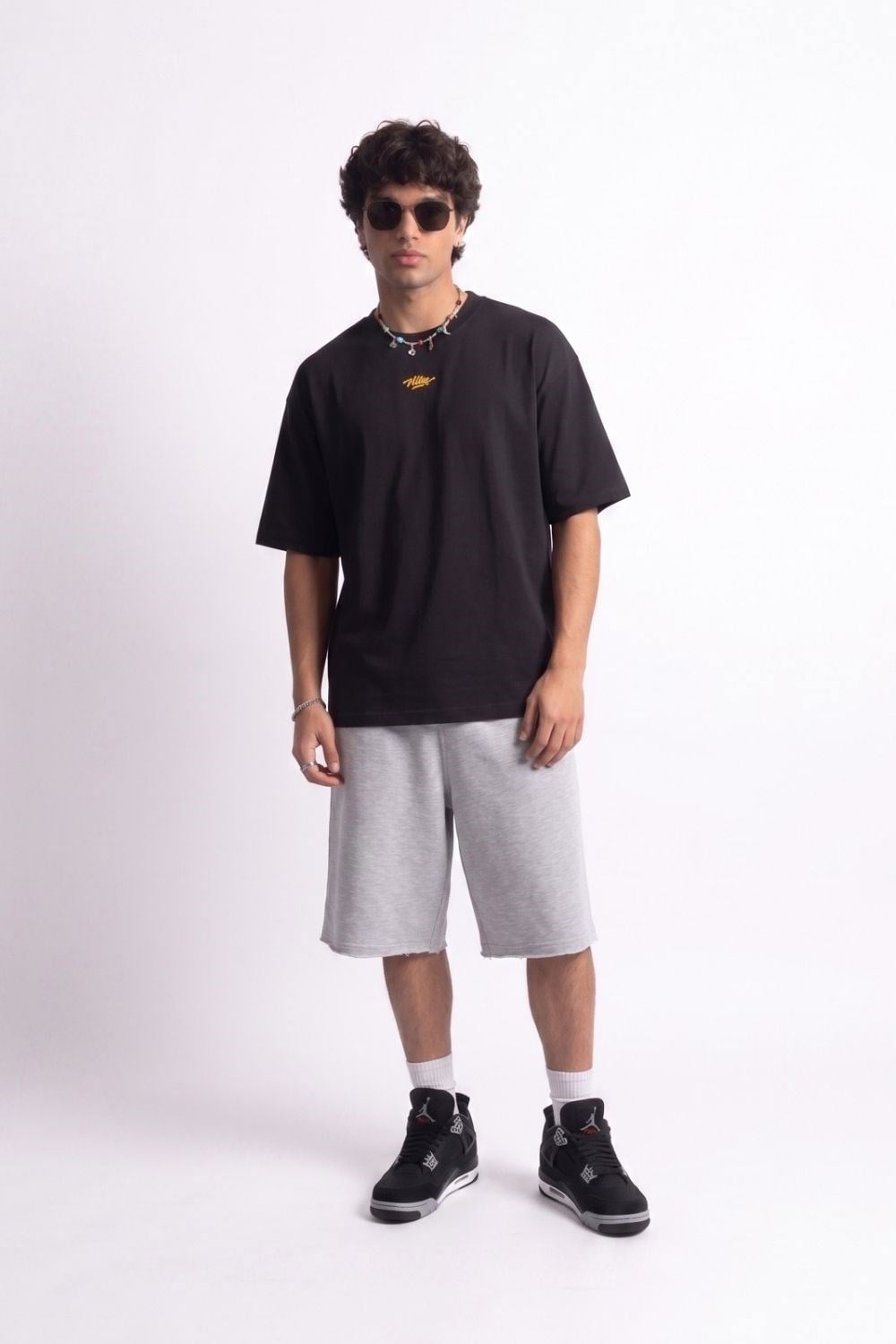 Erkek Yang Gri Jorts