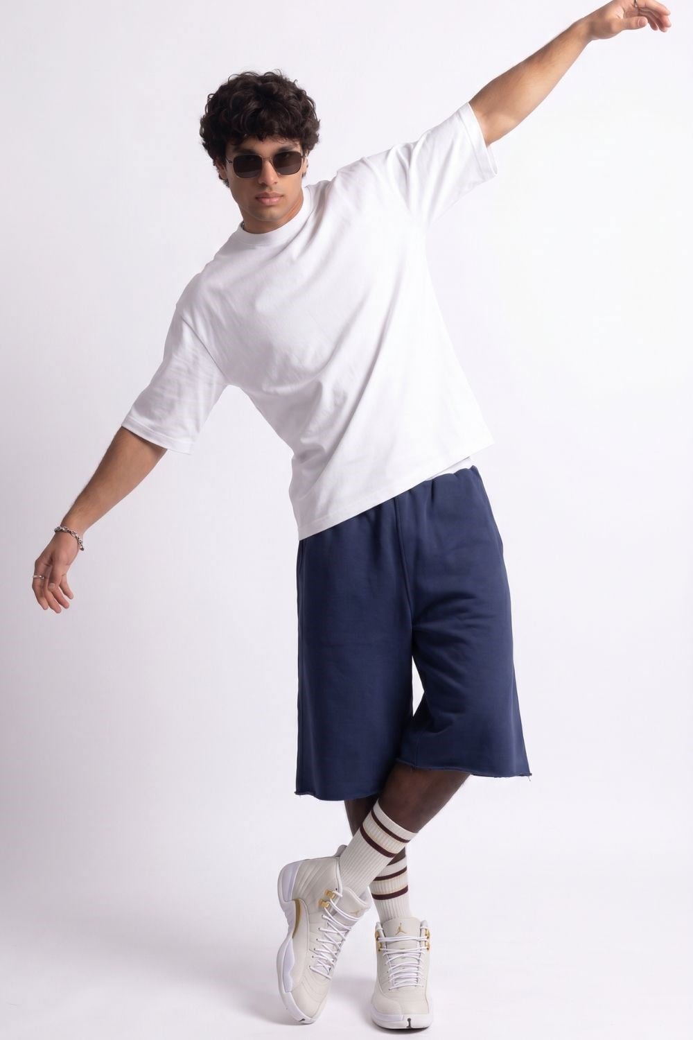 Erkek Yang Lacivert Jorts