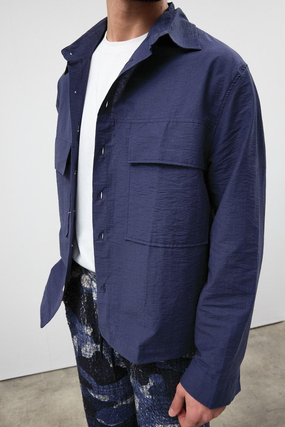 Gömlek Ceket Lacivert