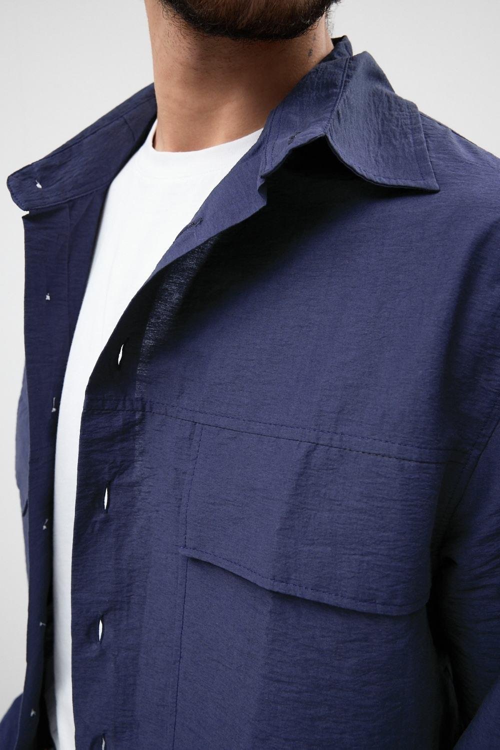 Gömlek Ceket Lacivert