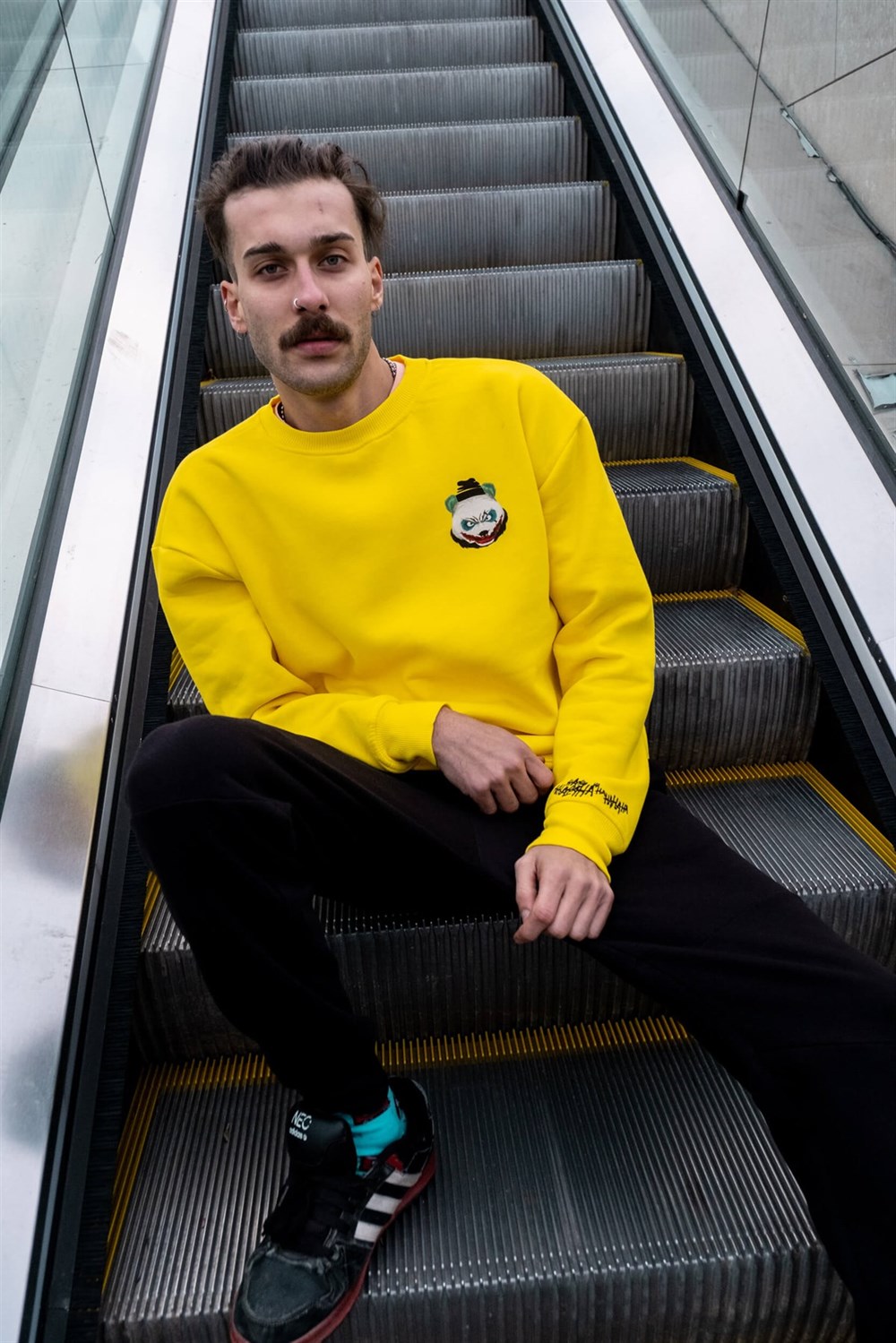 Joker Panda Erkek Sweatshirt