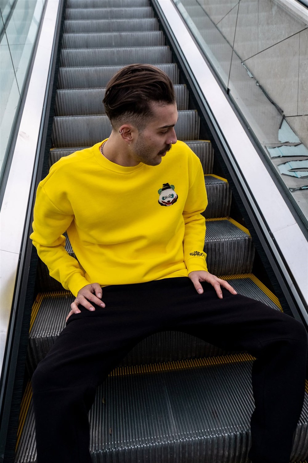 Joker Panda Erkek Sweatshirt