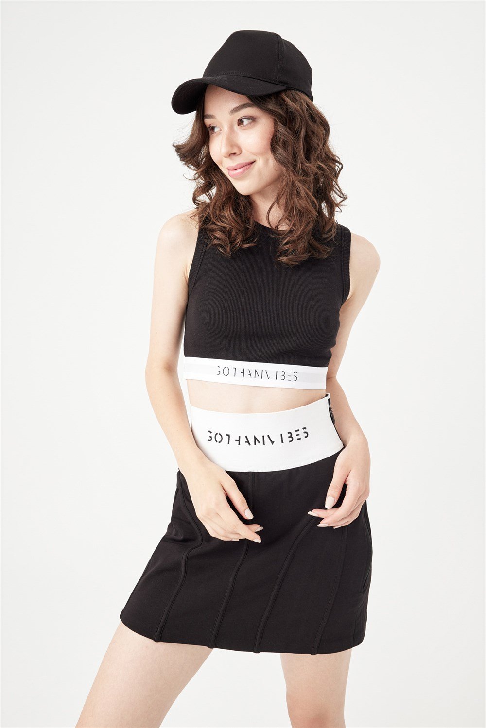 Kadın Bisiklet Yaka Siyah Büstiyer