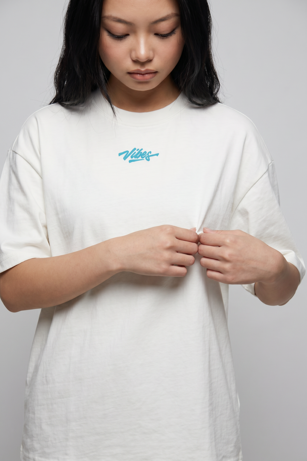 Kadın Boxy Anatolian Beyaz Premium T-Shirt