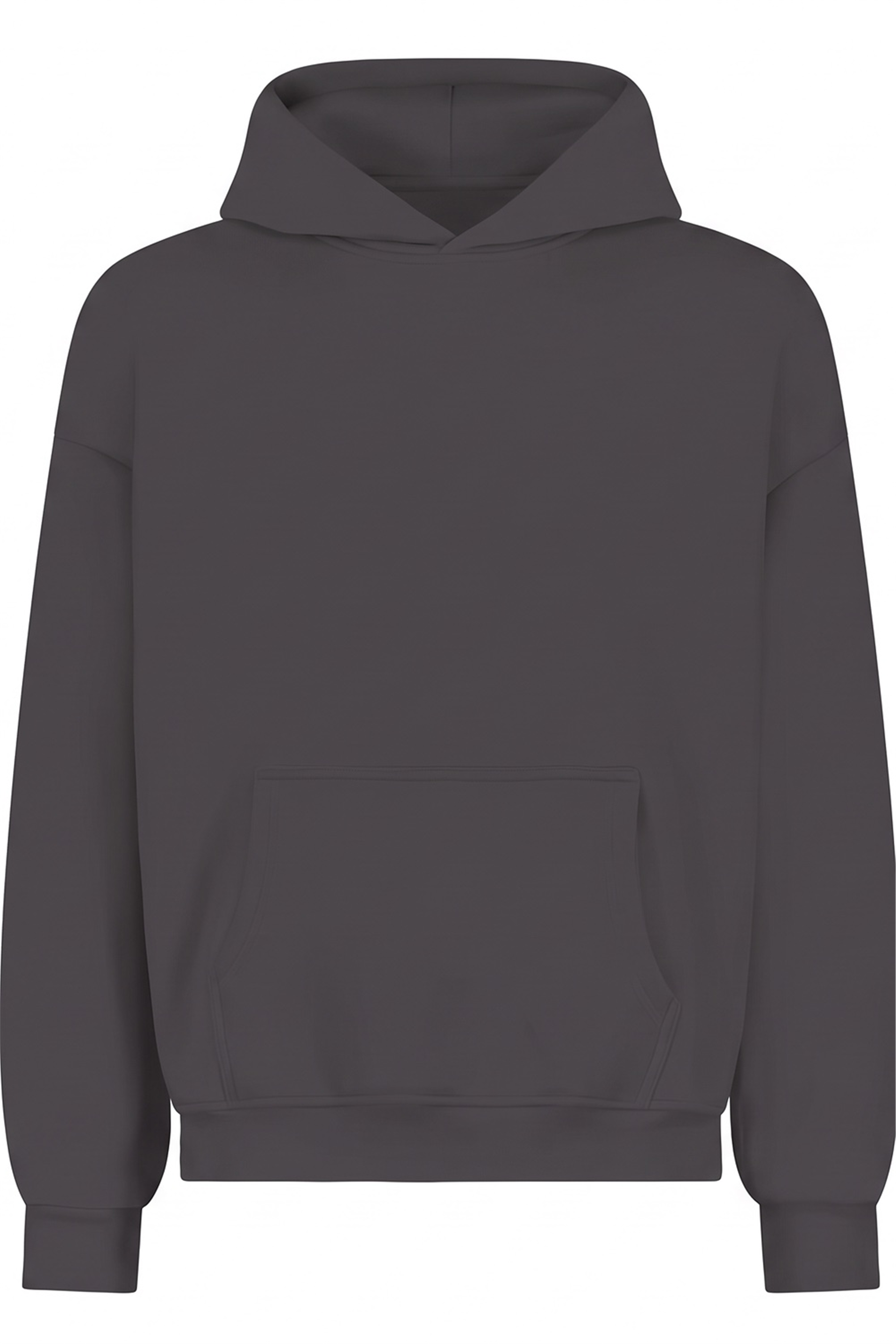 Kadın Chill Oversize Antrasit Hoodie