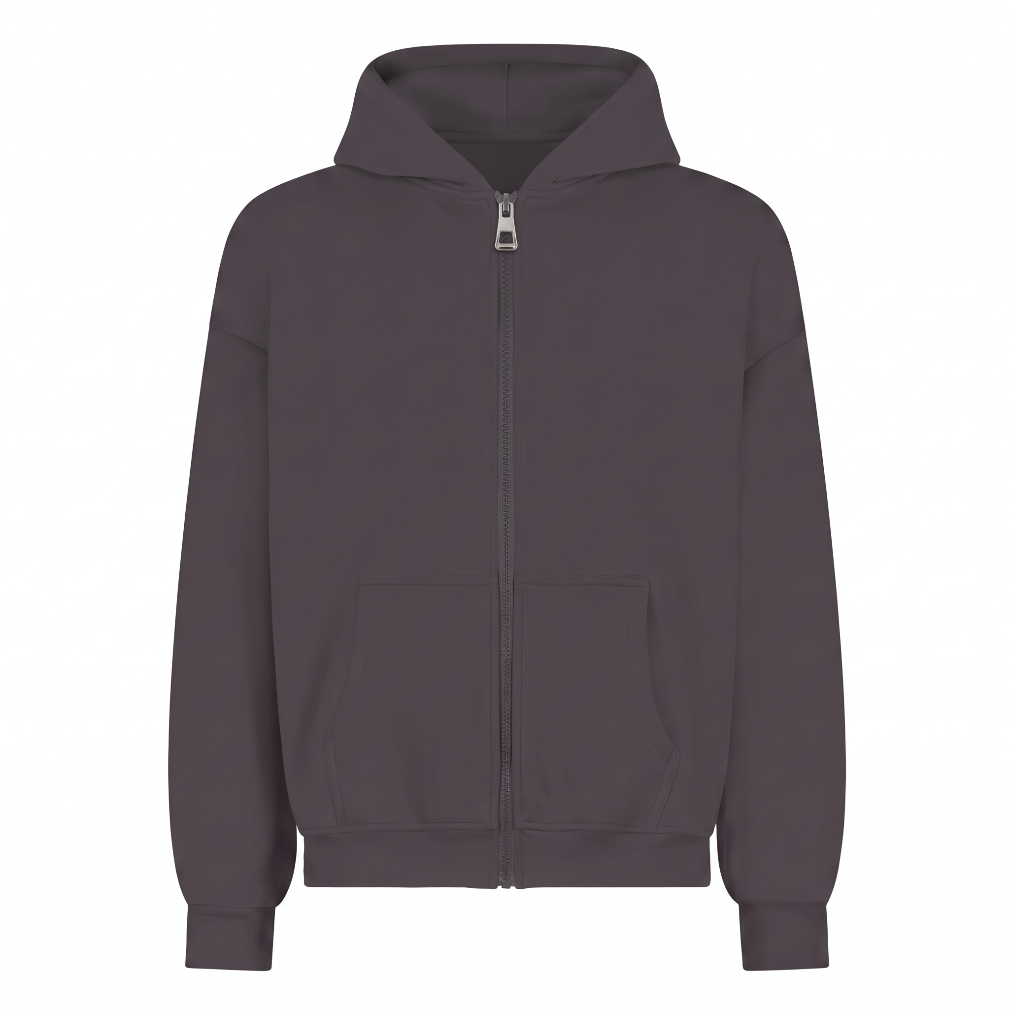 Kadın Chill Oversize Antrasit Zip Sweatshirt