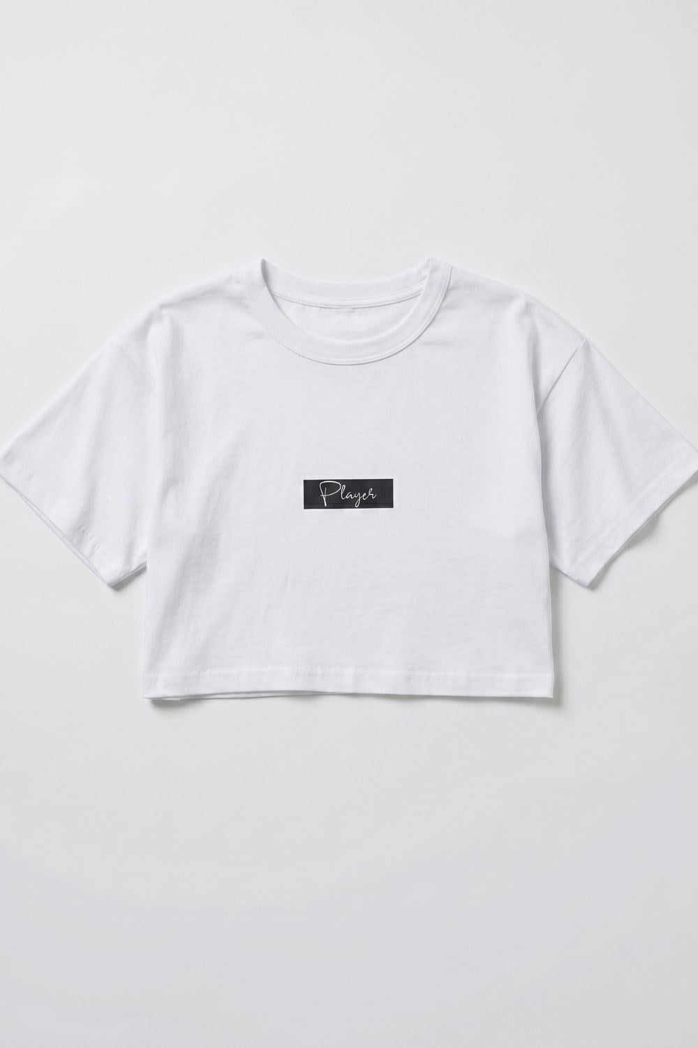 Kadın Kısa Player Beyaz T-Shirt