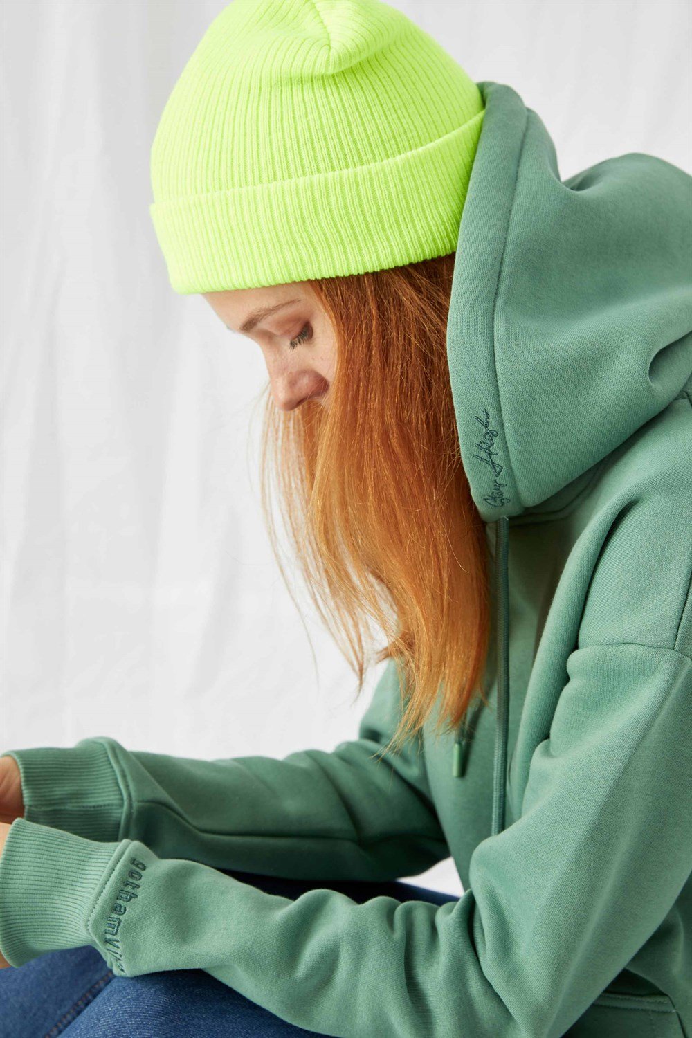 Kadın Stay Oversize Çağla Hoodie