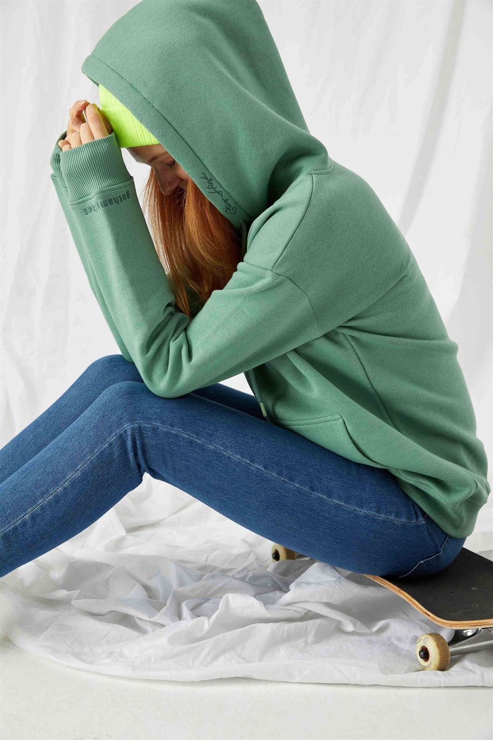 Kadın Stay Oversize Çağla Hoodie