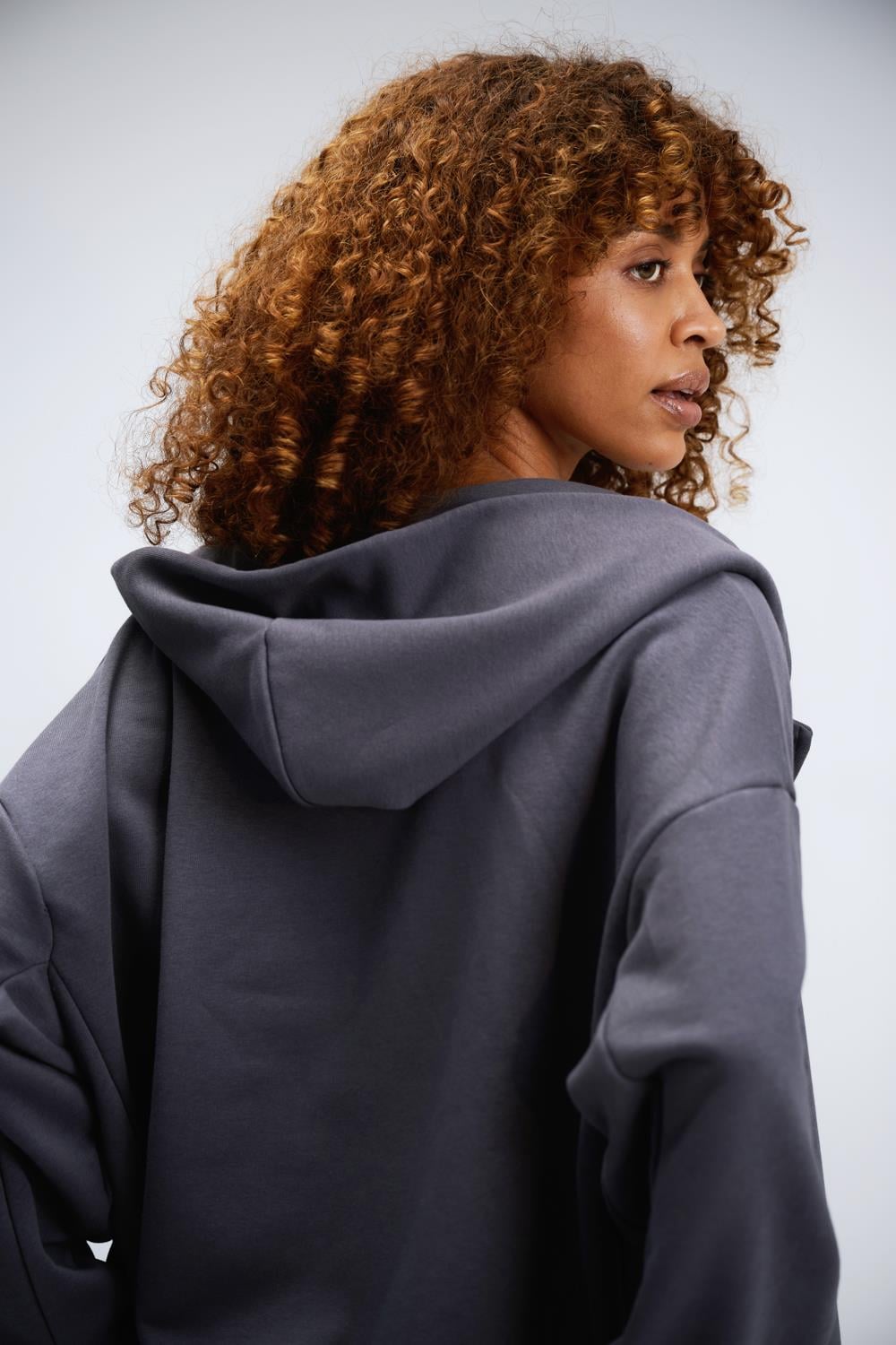 Kadın Timeless Bang Oversize Antrasit Sweatshirt