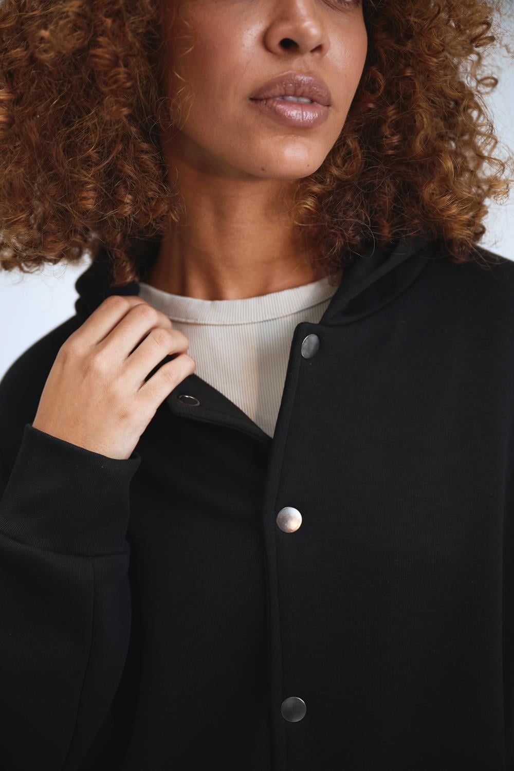 Kadın Timeless Bang Oversize Siyah Sweatshirt