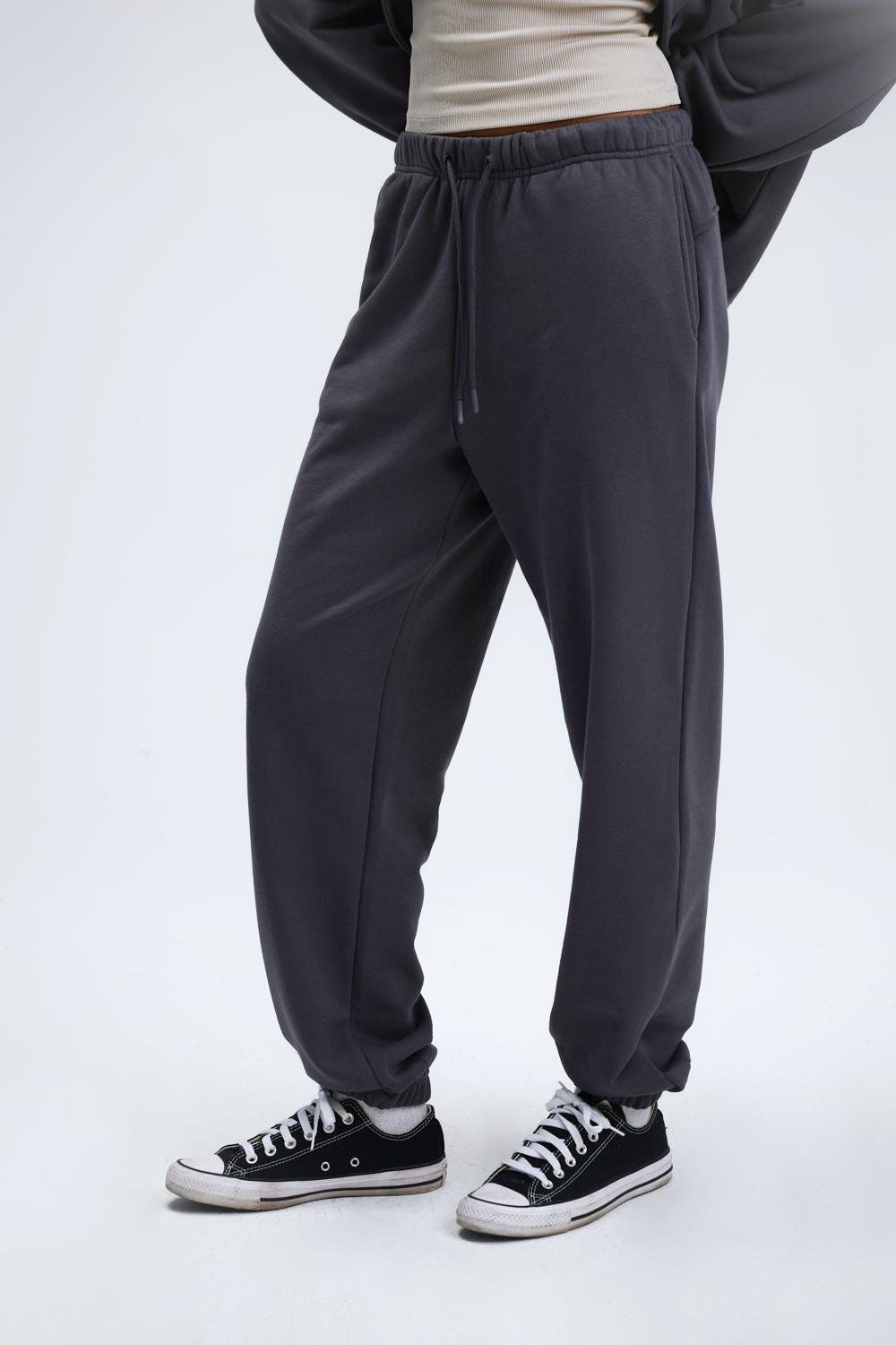 Kadın Timeless Jogger Antrasit Eşofman Altı