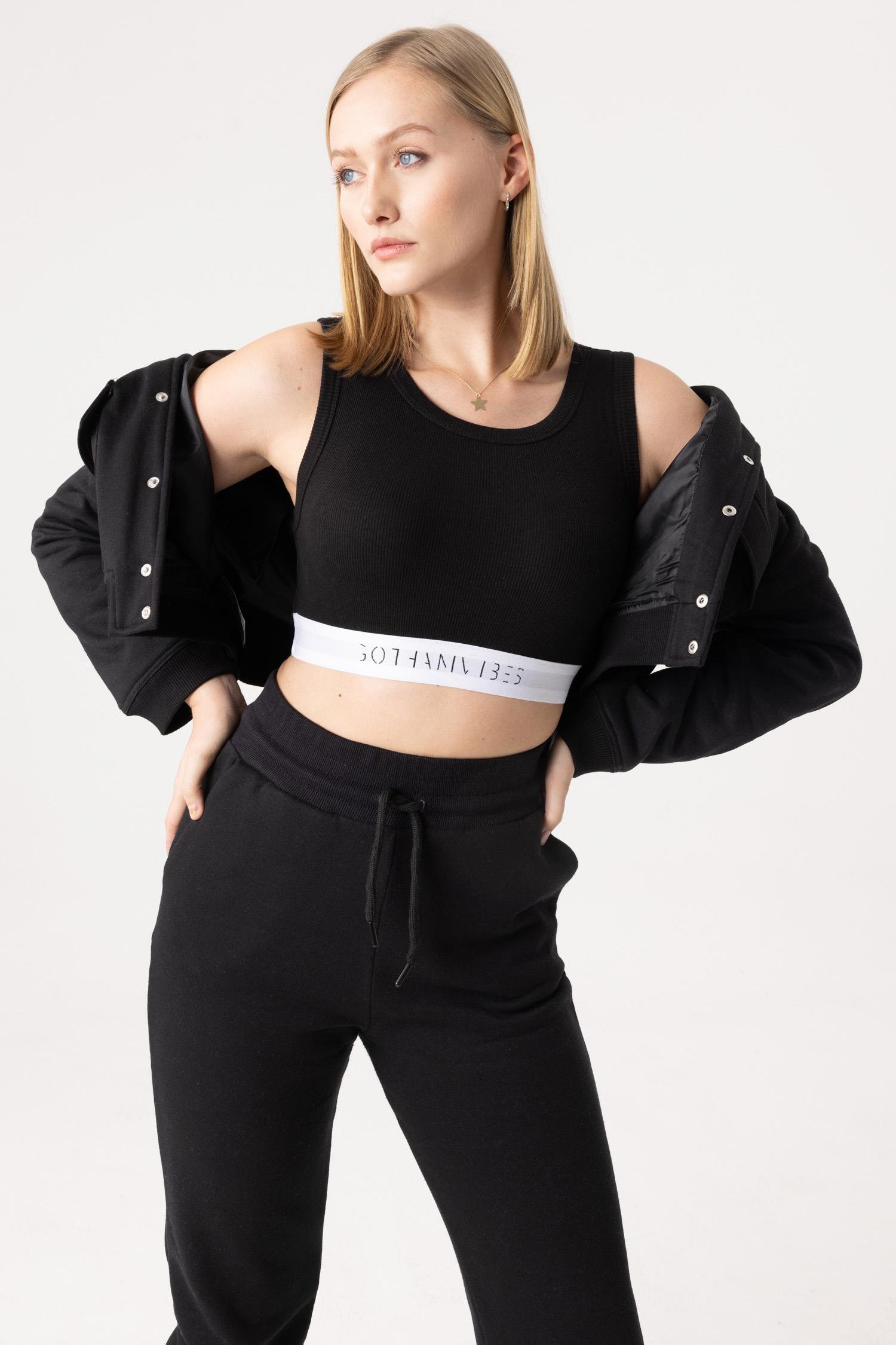 Kadın Vatkalı Siyah Ceket