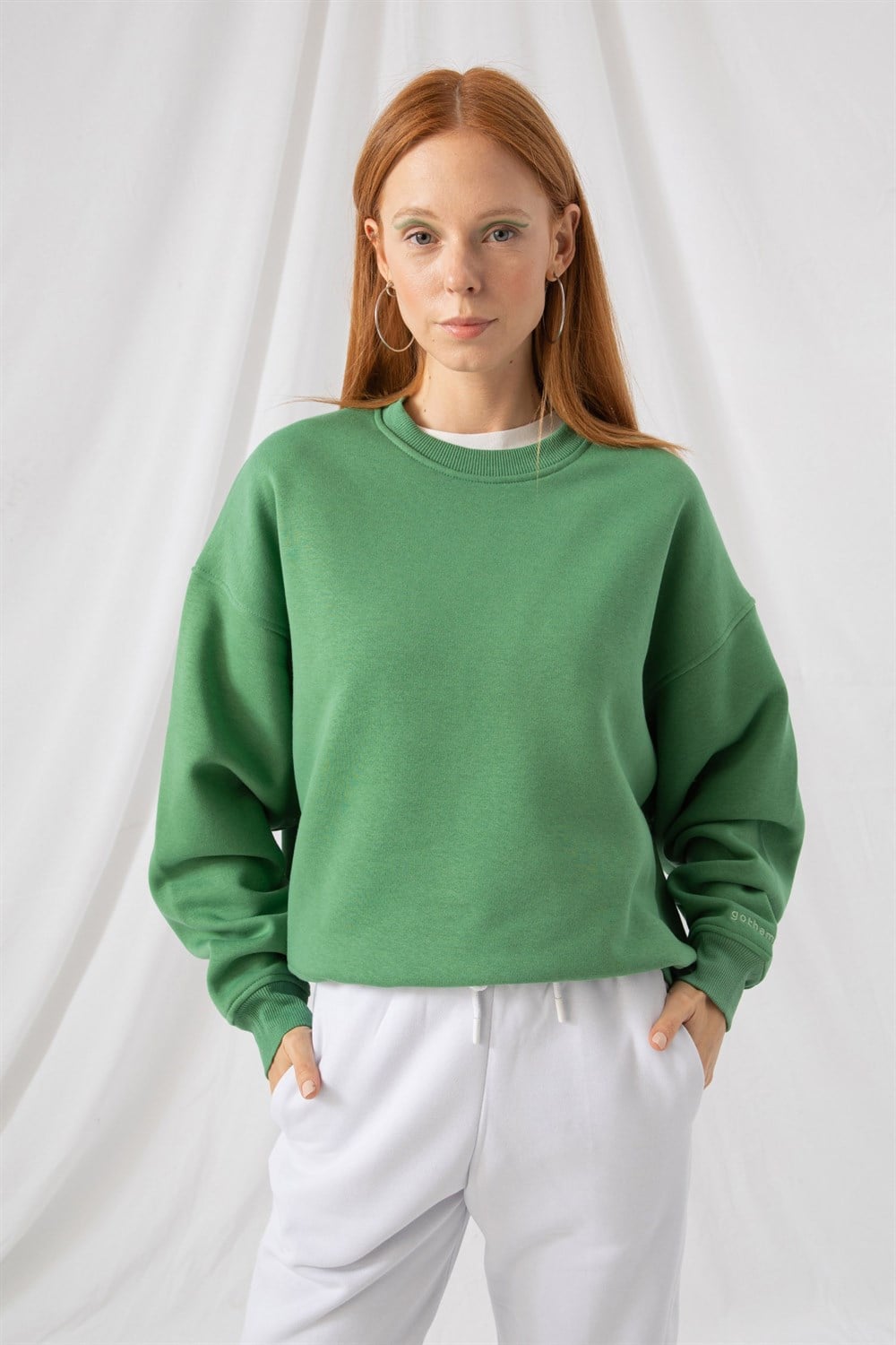 Kadın Vibe Oversize Çağla Sweatshirt