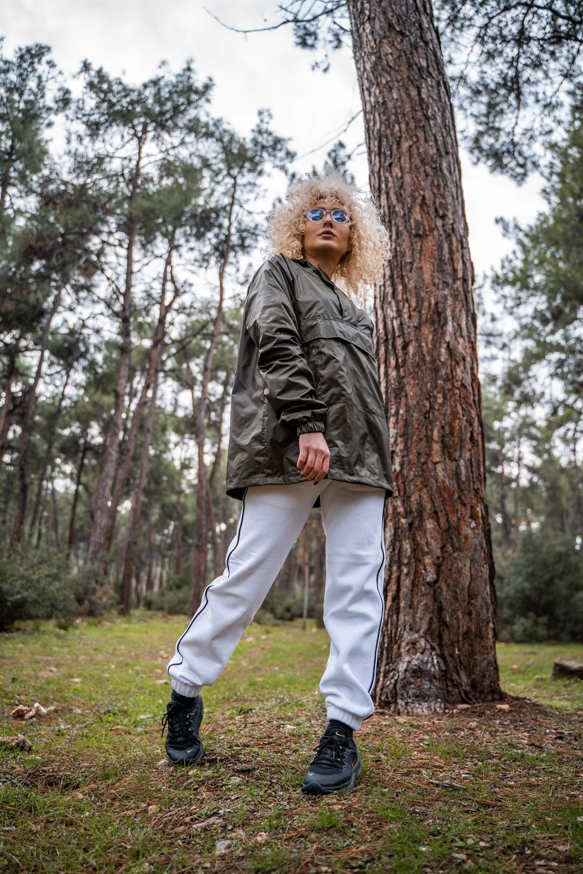 KHAKI RAINCOAT