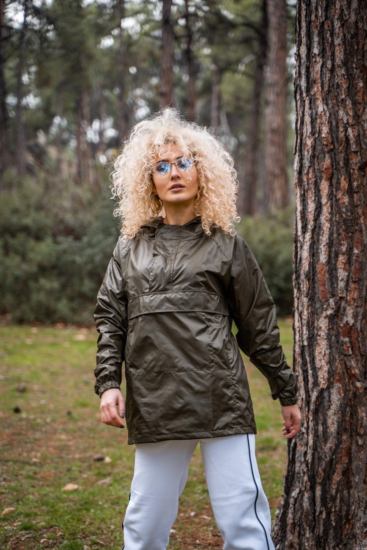 KHAKI RAINCOAT