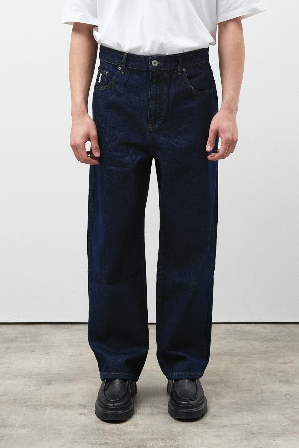 Loose Fit Mavi Kot Pantolon