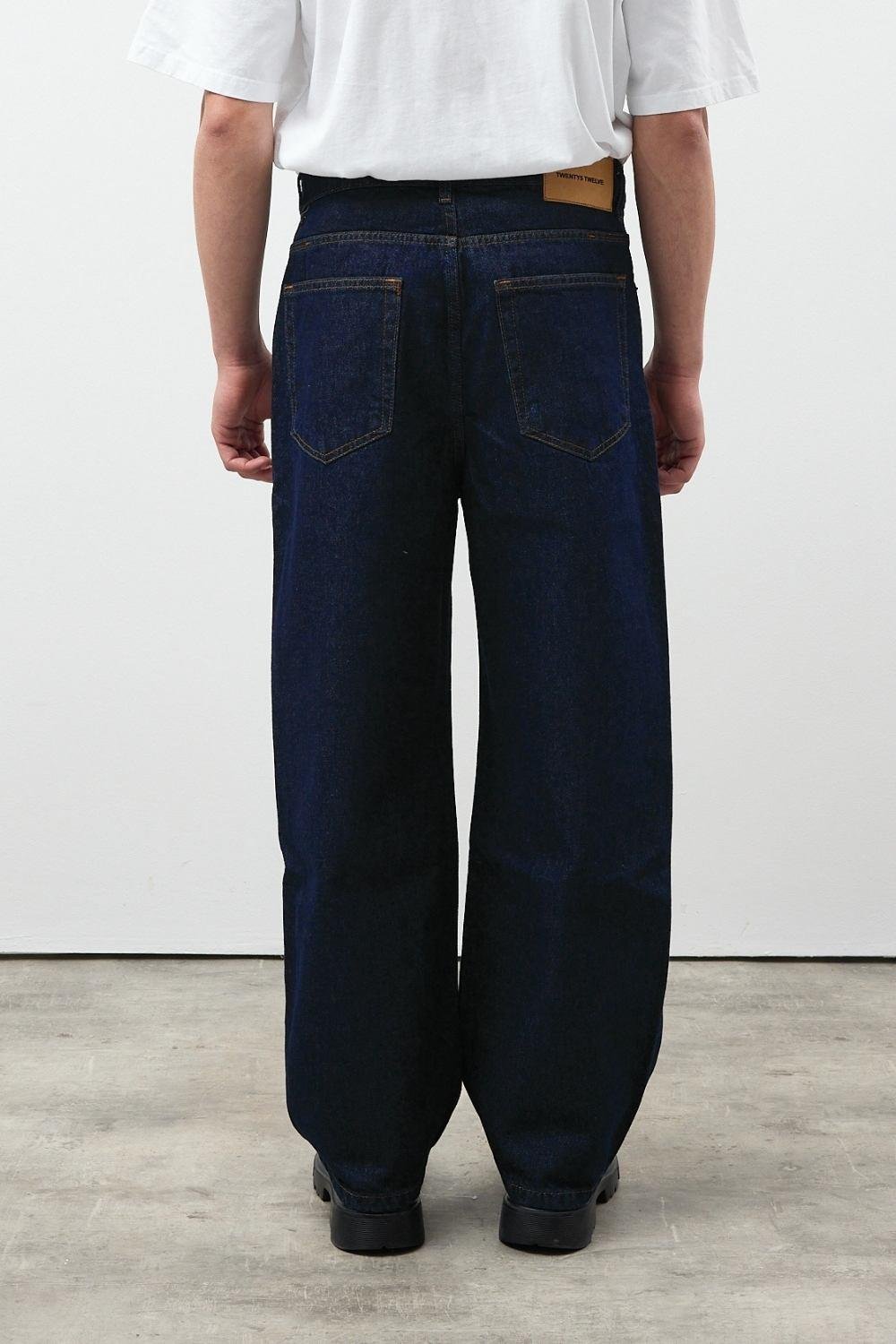 Loose Fit Mavi Kot Pantolon