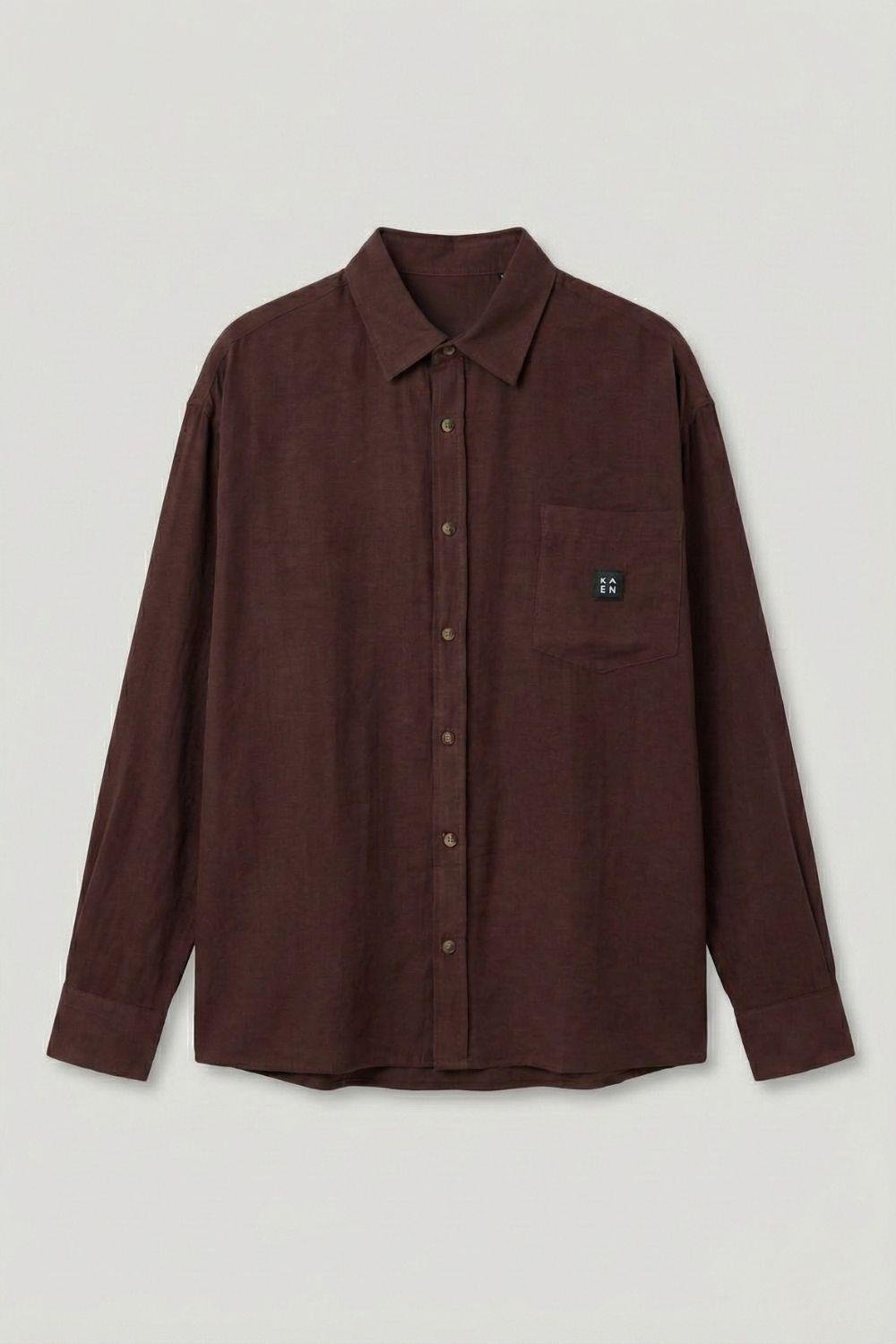 Modal Kiremit Dökümlü Gömlek