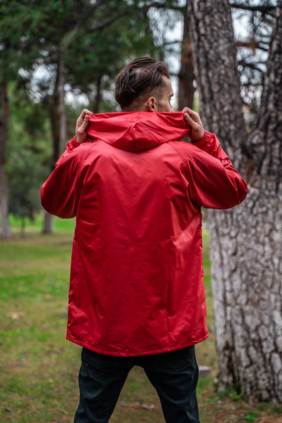 RED RAINCOAT
