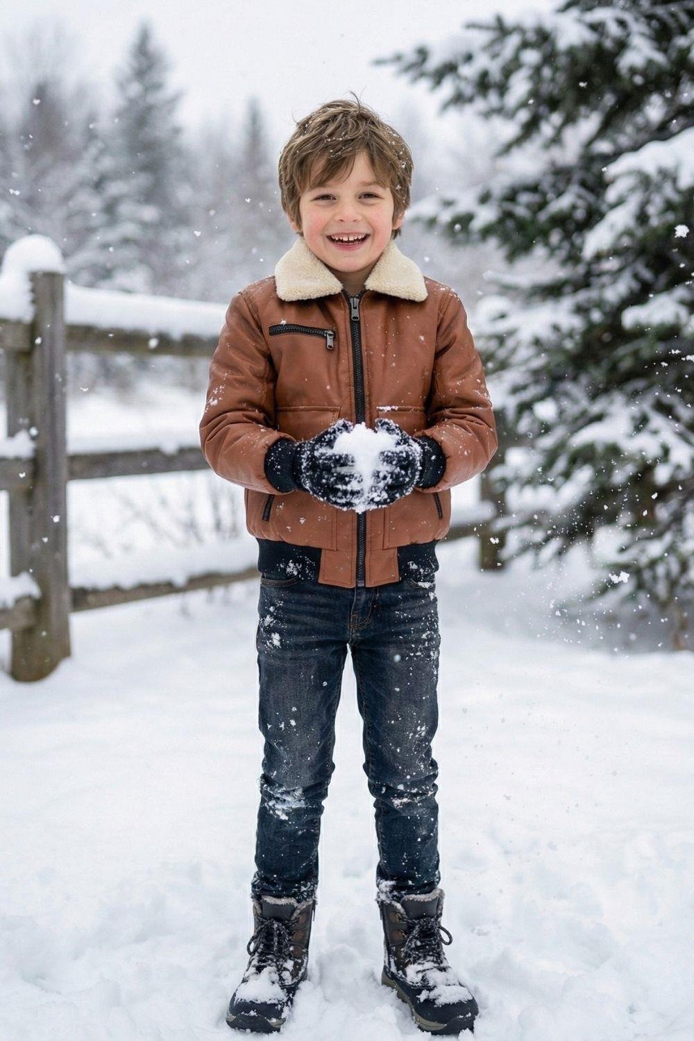 Vibes x Avmteks Çocuk Mont 014