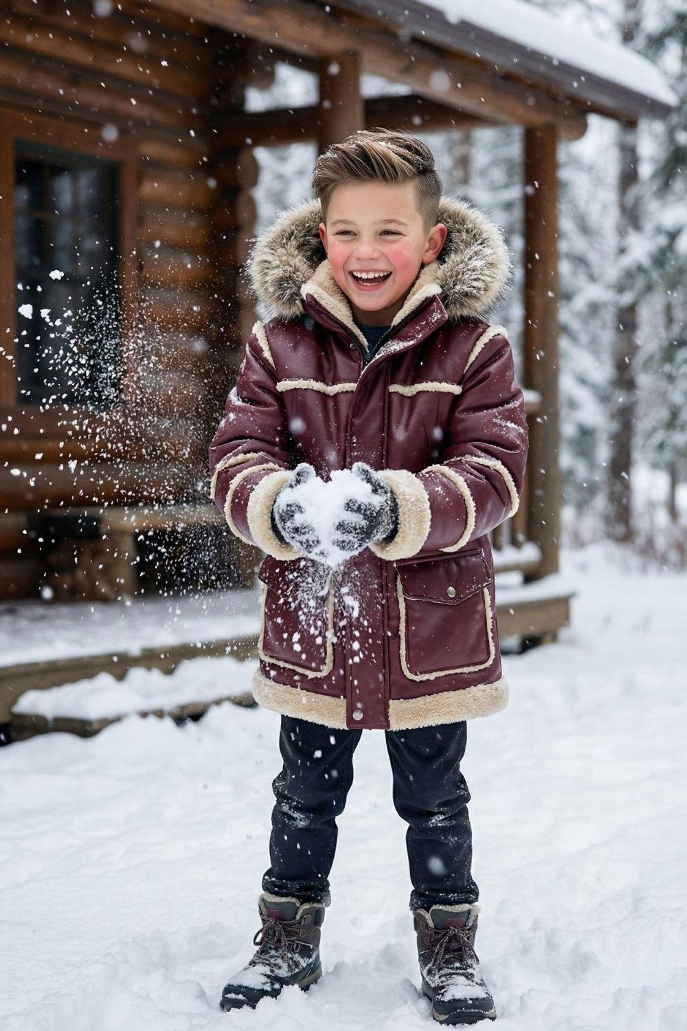 Vibes x Avmteks Çocuk Mont 018-2