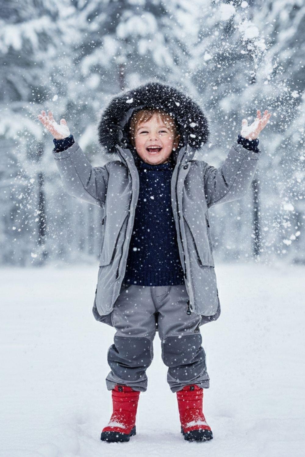 Vibes x Avmteks Çocuk Mont 022-4