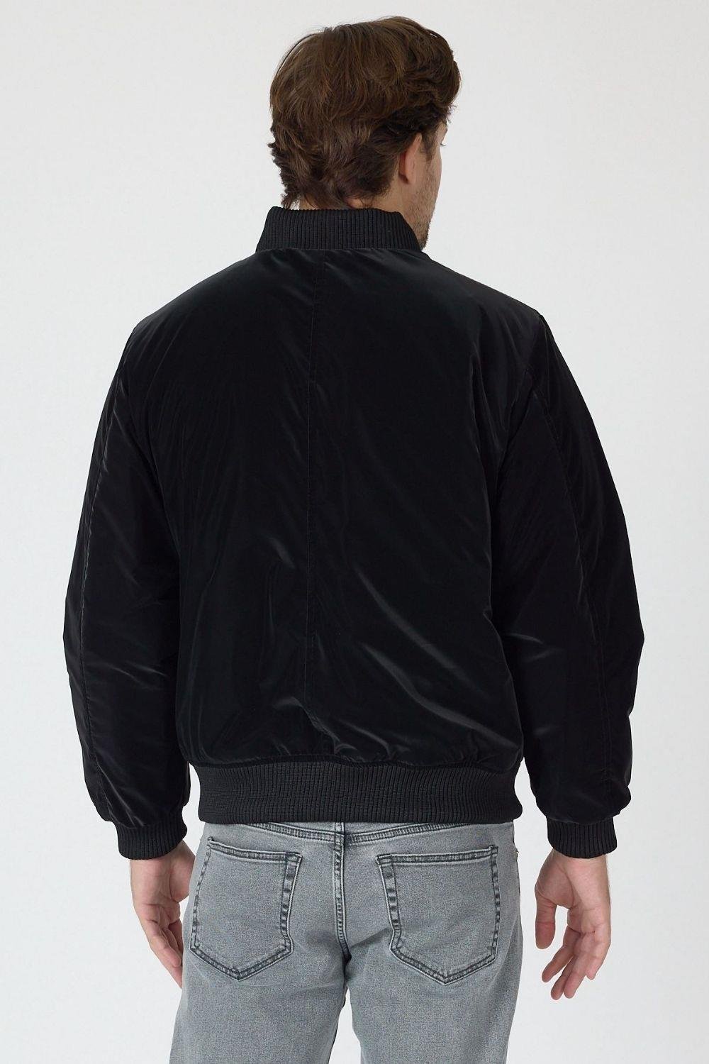 Vibes x Vesto Bomber Siyah Ceket 013