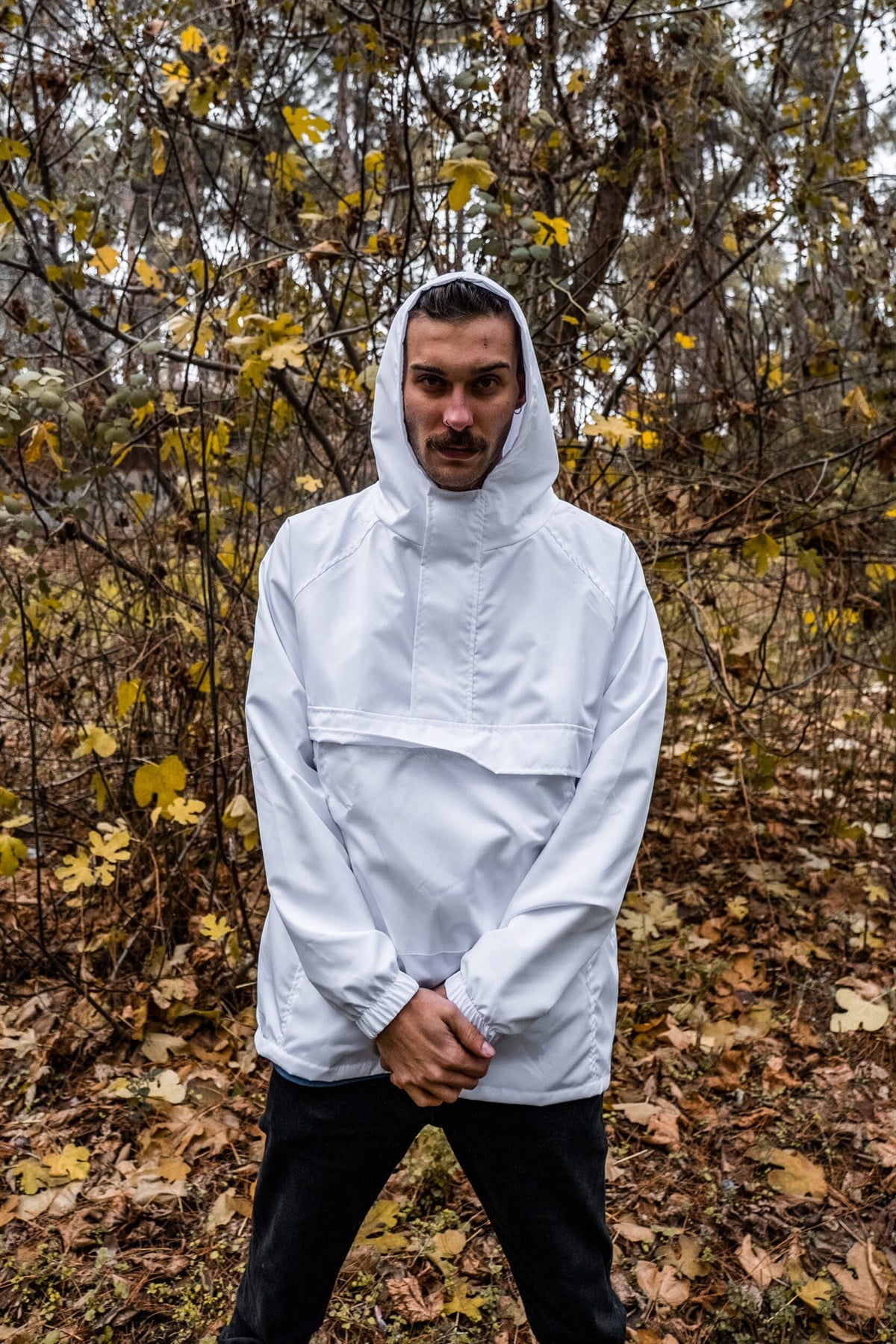 WHITE  RAINCOAT
