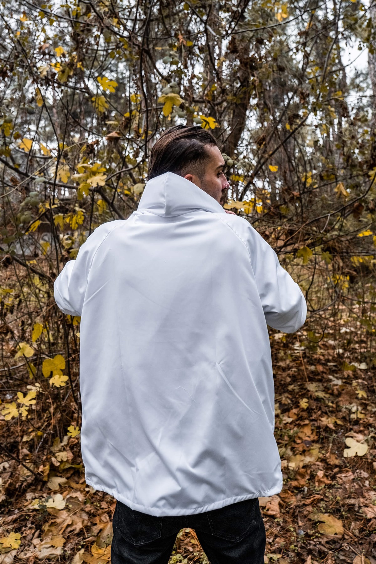 WHITE  RAINCOAT