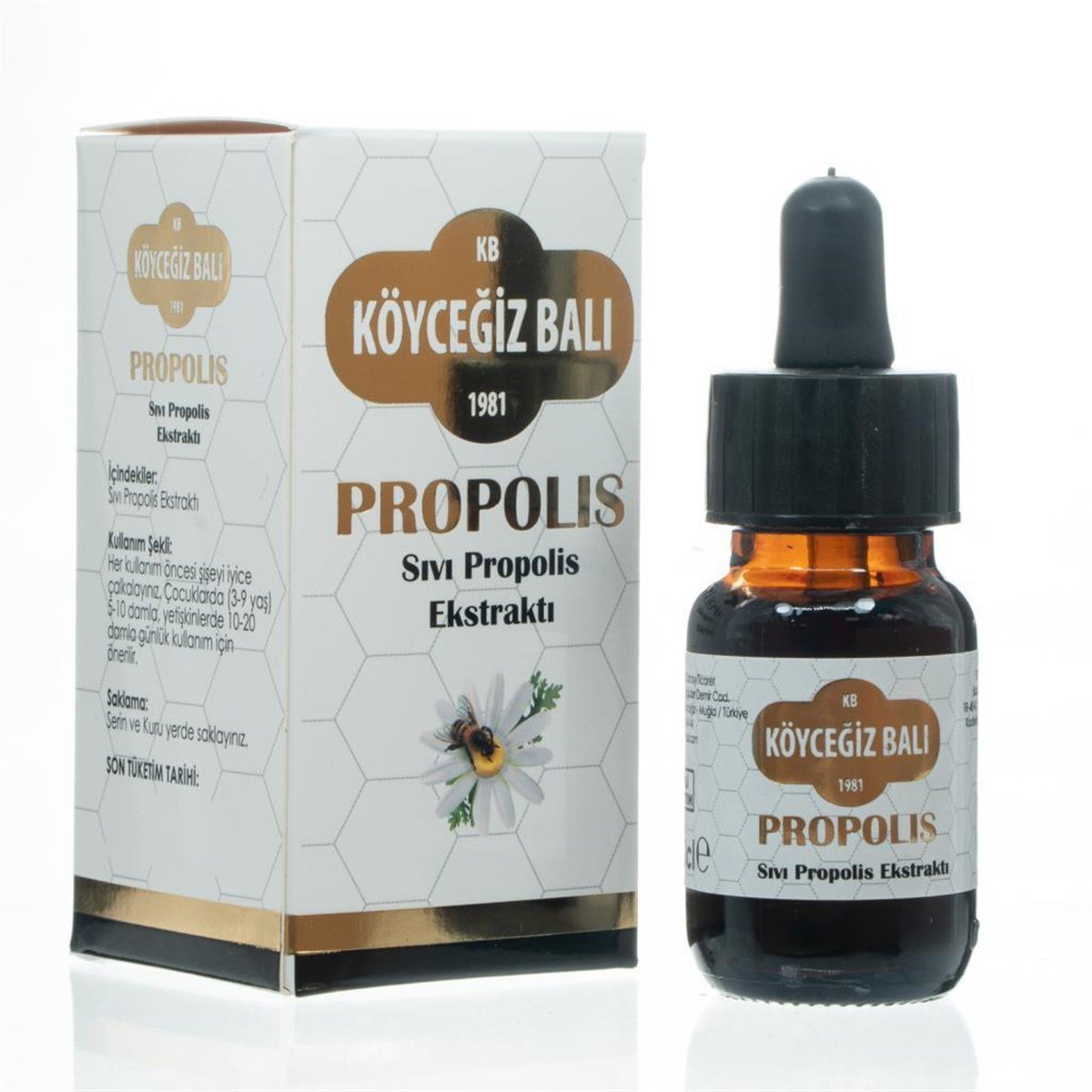 Köyceğiz Balı Alkol Bazlı Propolis 20 ML