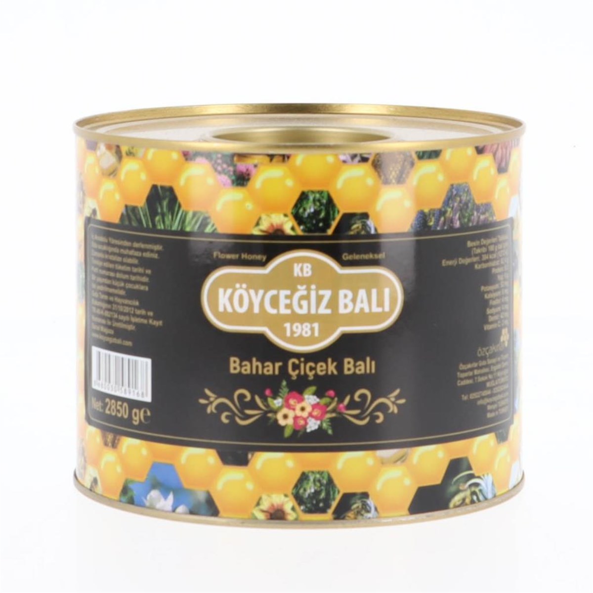 Köyceğiz Balı Bahar Çiçek Balı 2850 G Teneke