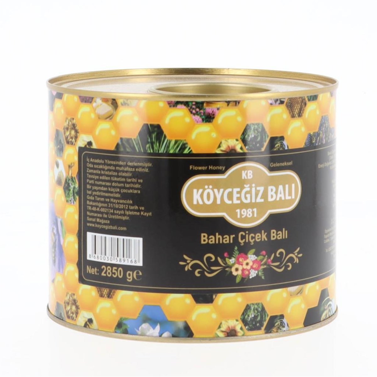 Köyceğiz Balı Bahar Çiçek Balı 2850 G Teneke