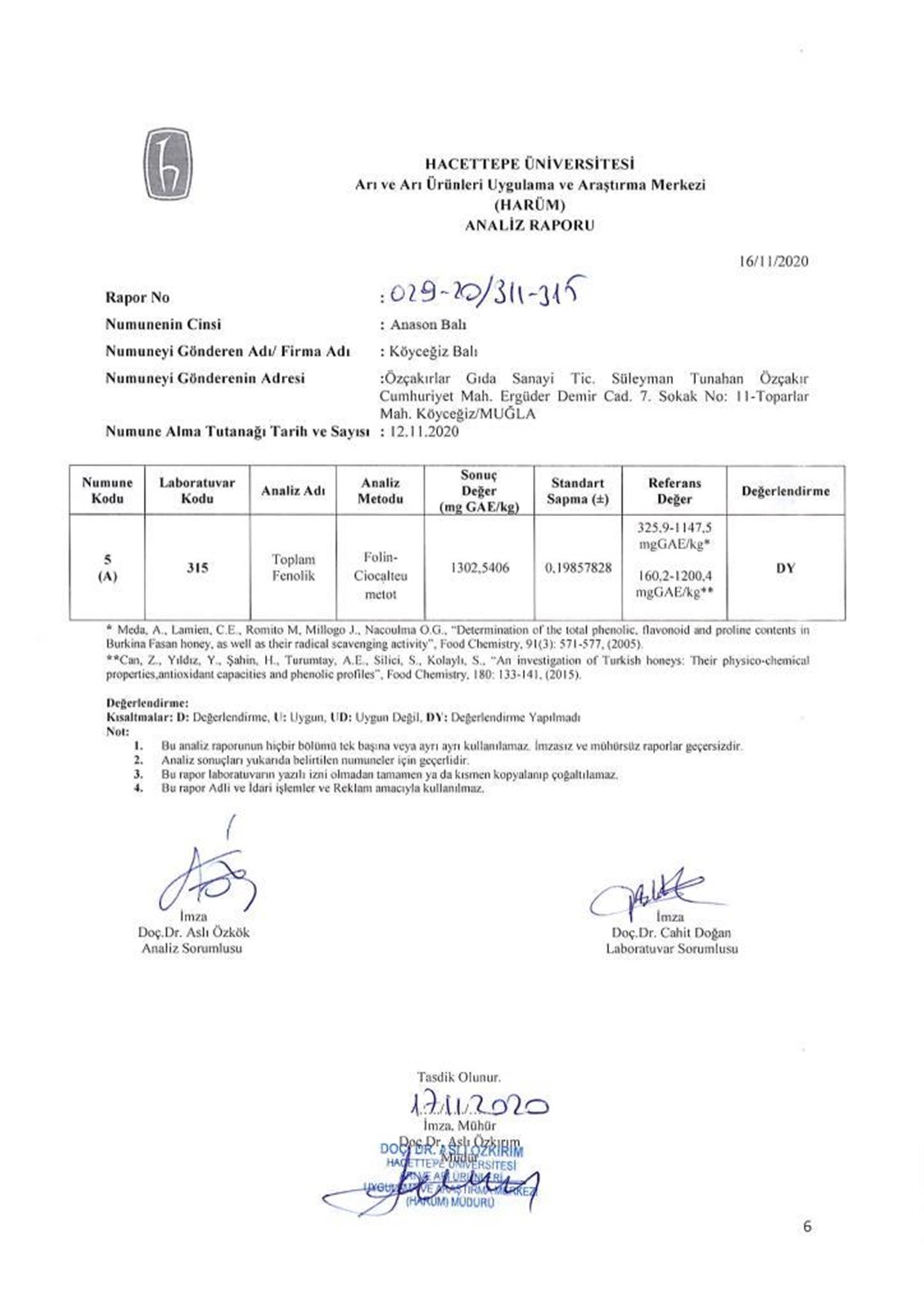 Köyceğiz Balı Bahar Çiçek Balı 2850 G Teneke