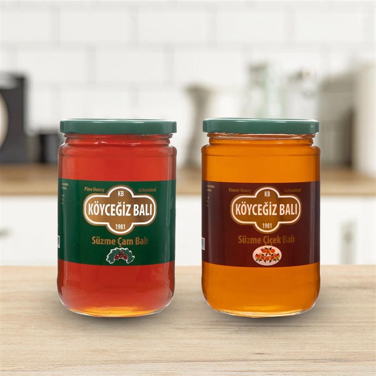Köyceğiz Balı Çam Balı 850 G Cam Kavanoz + Köyceğiz Balı Çiçek Balı 850 G Cam Kavanoz Paketi