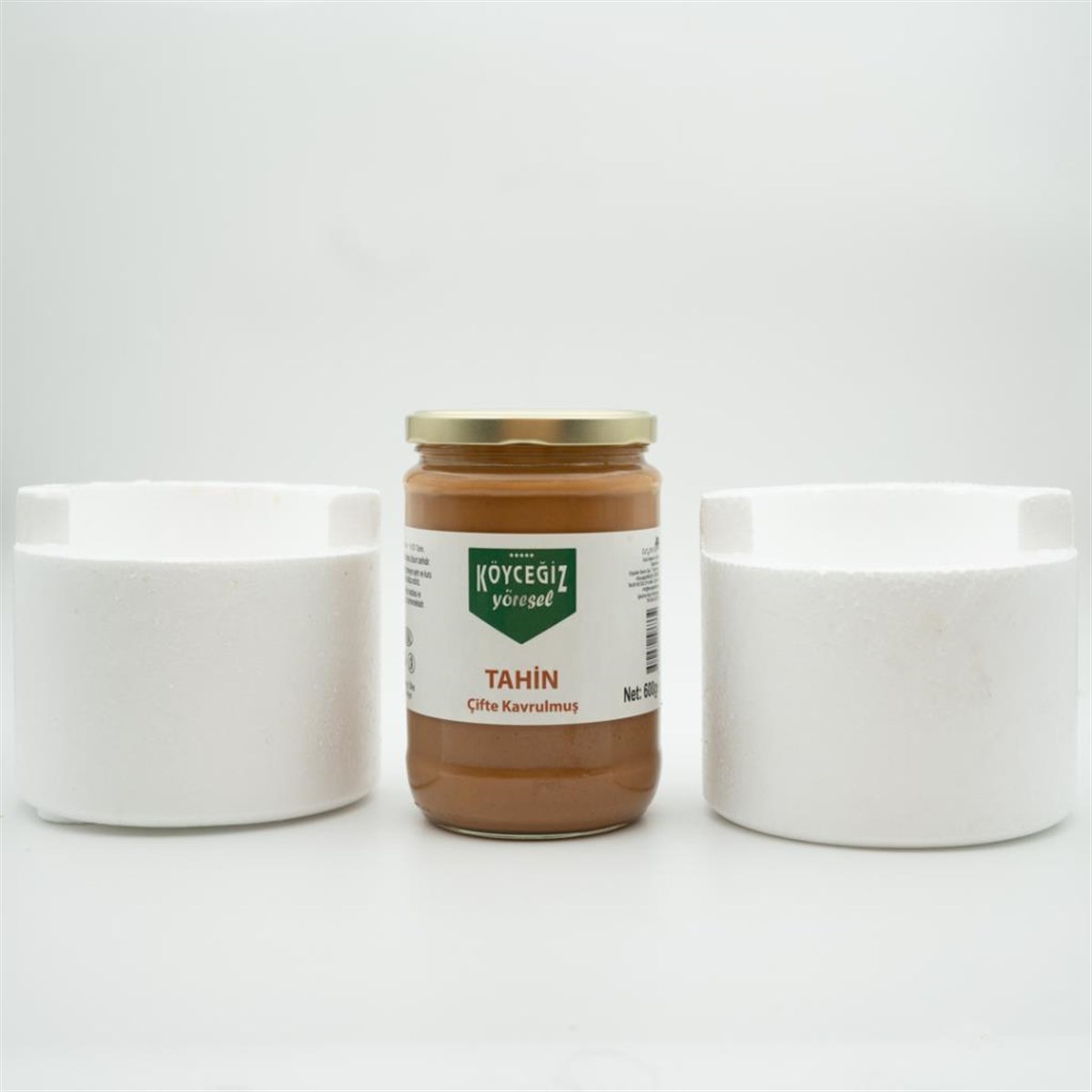 Köyceğiz Balı Çiçek Balı 850 G Cam Kavanoz + Köyceğiz Yöresel Çifte Kavrulmuş Tahin 600 G Cam Kavanoz