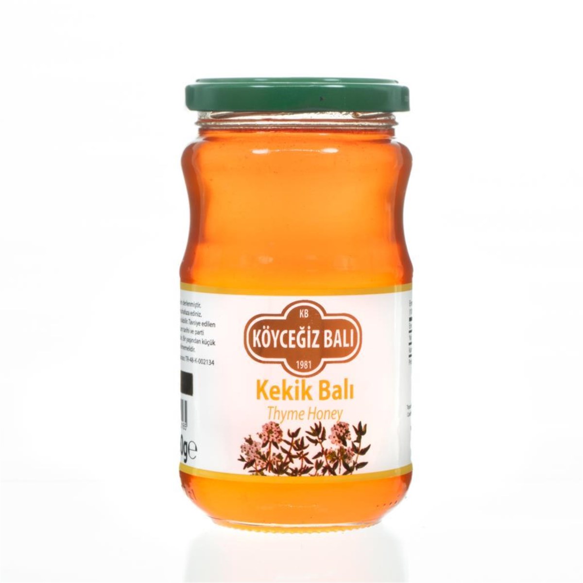 Köyceğiz Balı Kekik Balı 450 G Cam Kavanoz