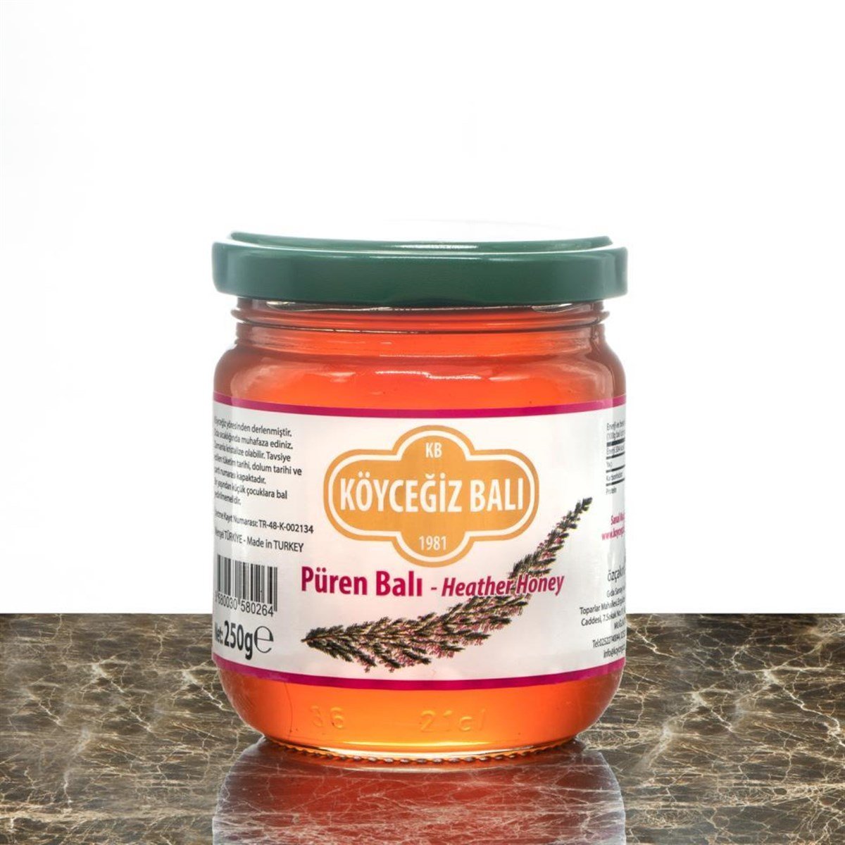 Köyceğiz Balı Püren Balı 250 G Cam Kavanoz