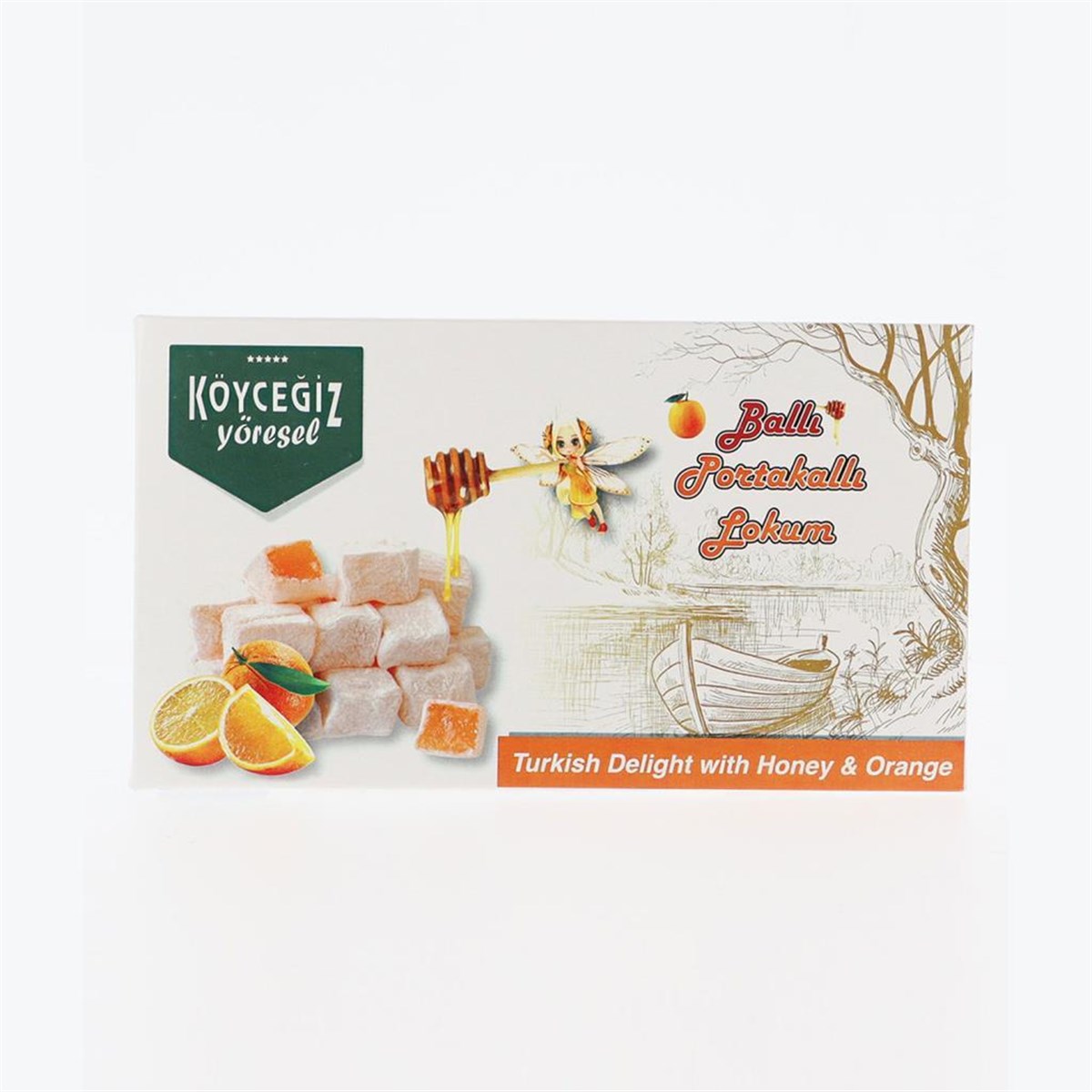 Köyceğiz Yöresel Ballı Portakallı Lokum 500 G
