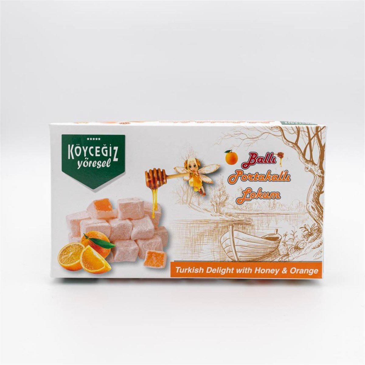 Köyceğiz Yöresel Ballı Portakallı Lokum 500 G