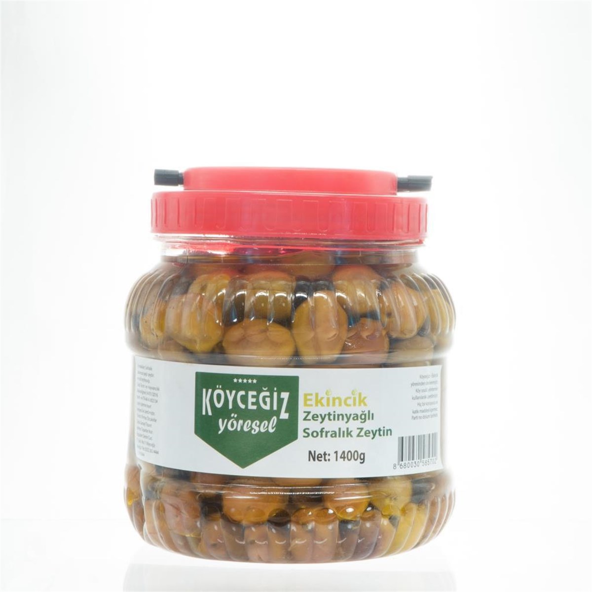Köyceğiz Yöresel Ekincik Sofralık Zeytin 1400 g
