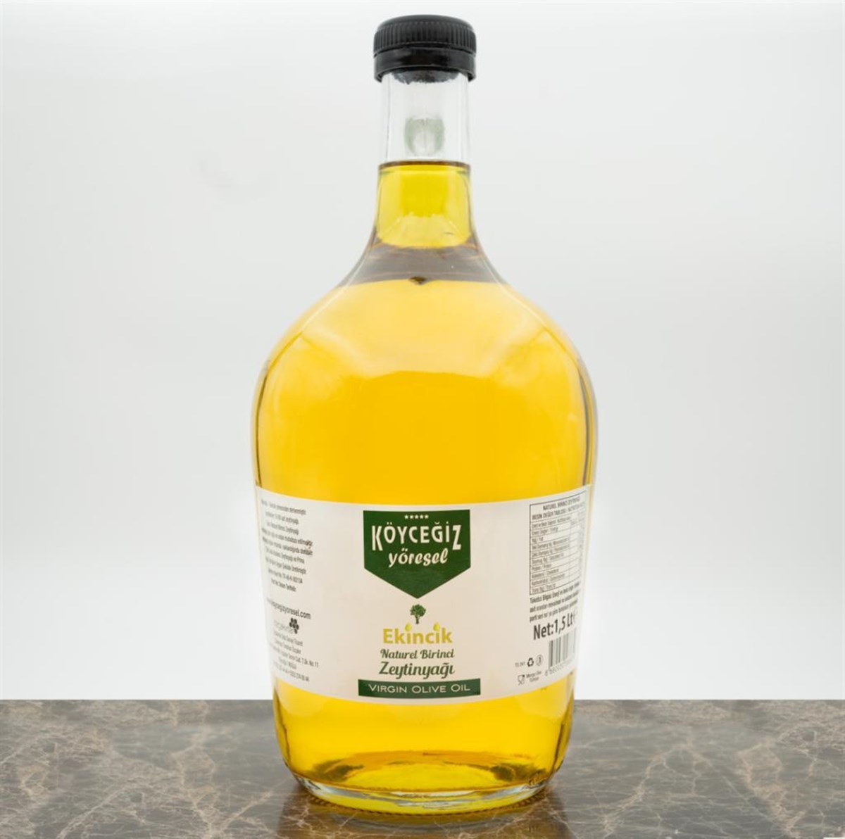 Köyceğiz Yöresel Naturel Birinci Zeytinyağı 1.5 Lt