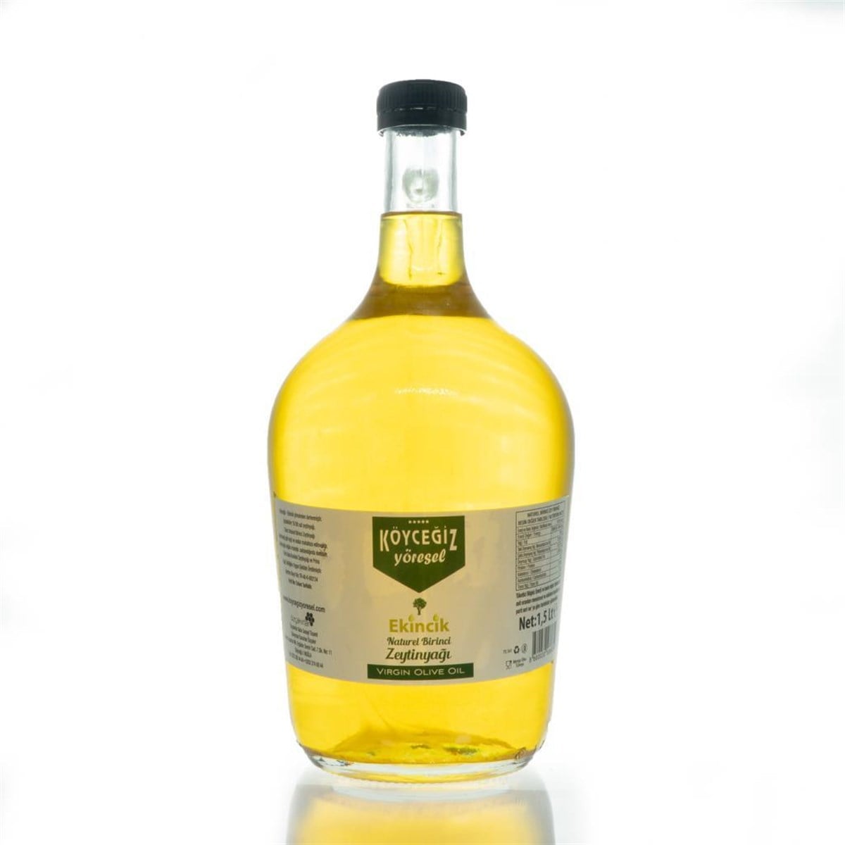 Köyceğiz Yöresel Naturel Birinci Zeytinyağı 1.5 Lt