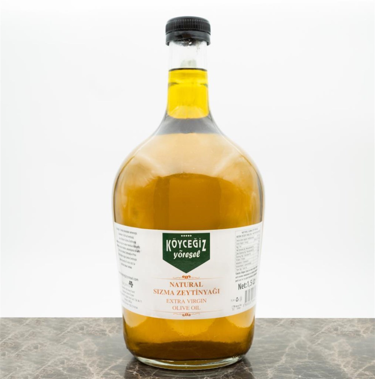 Köyceğiz Yöresel Naturel Sızma Zeytinyağı 1.5 Lt