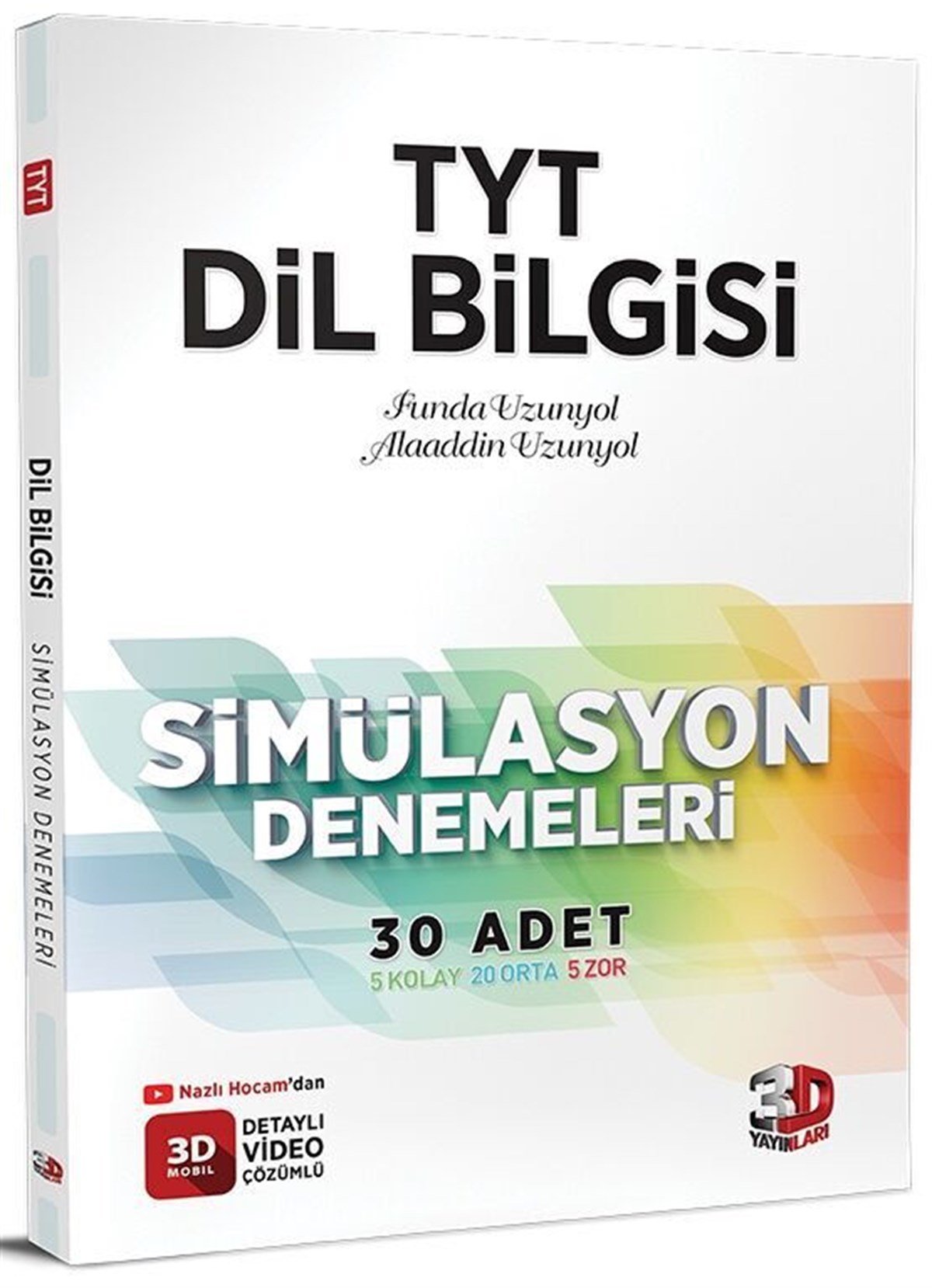 3D Yayınları  TYT Dil Bilgisi Simülasyon Denemeleri Detaylı Video Çözümlü