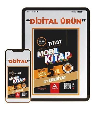 A Yayınları AYT Edebiyat Son 5 Yıl Çıkmış Soru ve Çözümleri Mobil Kitap